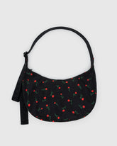 Medium Nylon Crescent Bag - Painted Wildflower