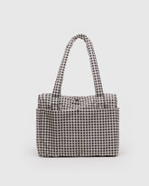 Small Cloud Carry-On - Black & White Gingham