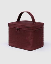 Large Cosmetic Case - Mahogany