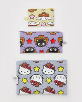Flat Pouch Set - Hello Kitty & Friends Western