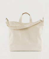 Horizontal Zip Duck Bag - Natural Canvas