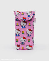Puffy Glasses Sleeve - Hello Kitty Pink
