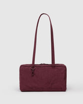 Nylon Bowler Bag - Mahogany