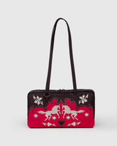 Nylon Bowler Bag - Western Appliqué