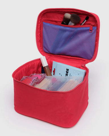 Large Cosmetic Case - Candy Apple