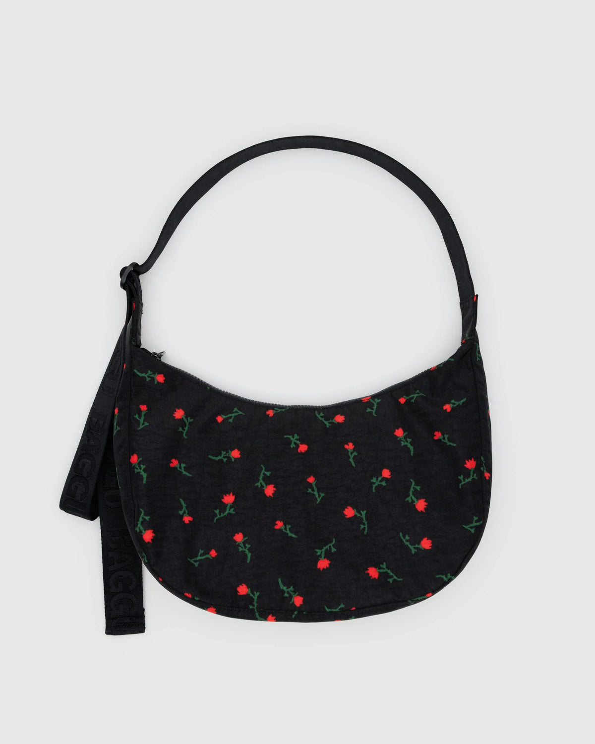 Medium Nylon Crescent Bag - Painted Wildflower