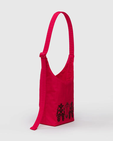 Small Nylon Sling - Embroidered Cowgirl