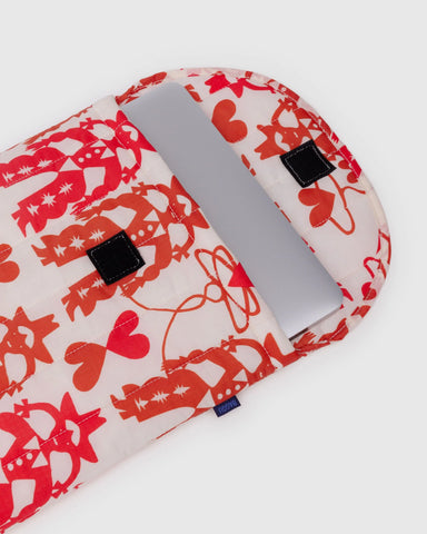 Puffy Laptop Sleeve 16" - Cowgirl