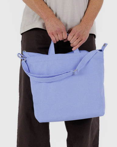 Horizontal Zip Duck Bag - French Blue