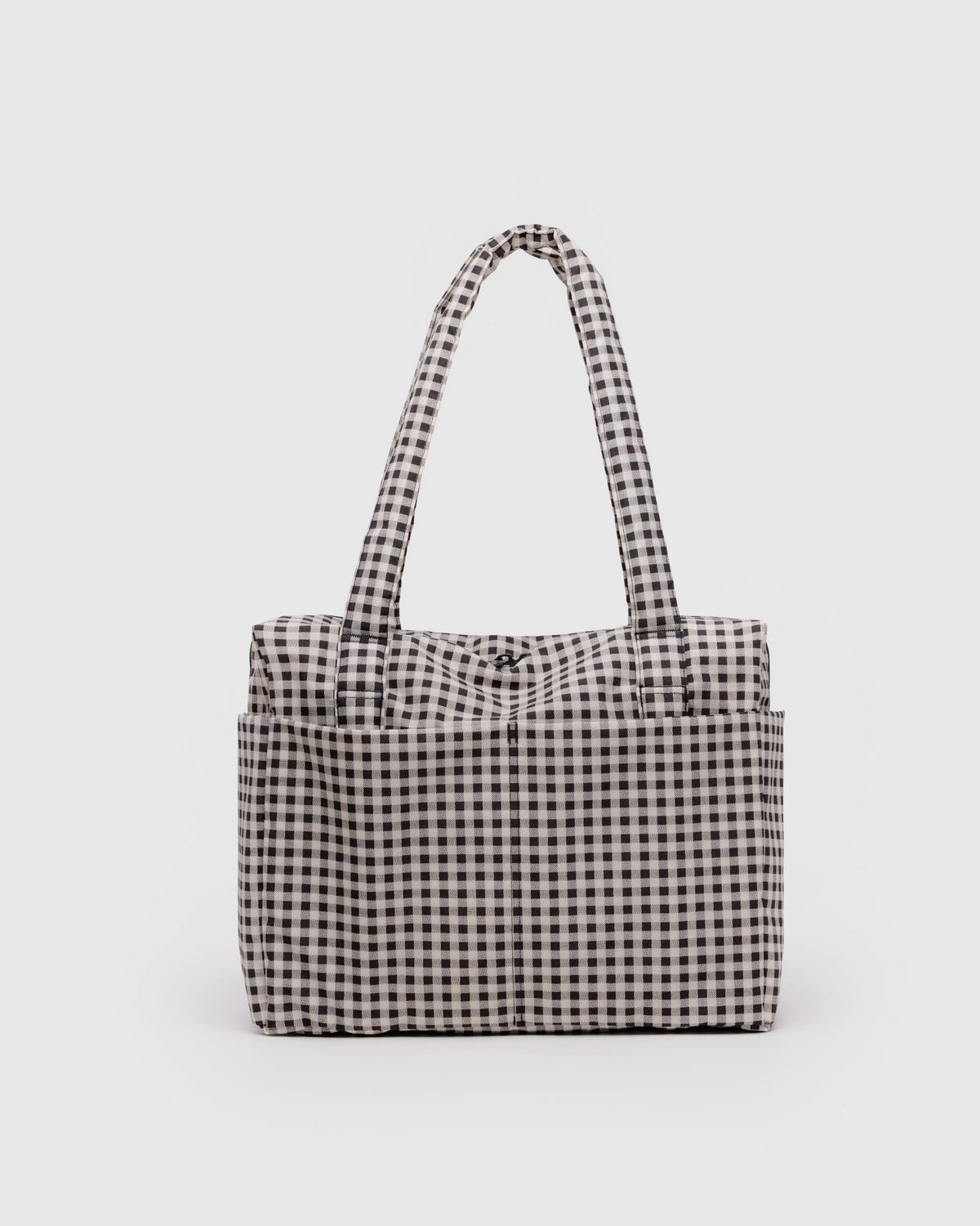 Small Cloud Carry-On - Black & White Gingham