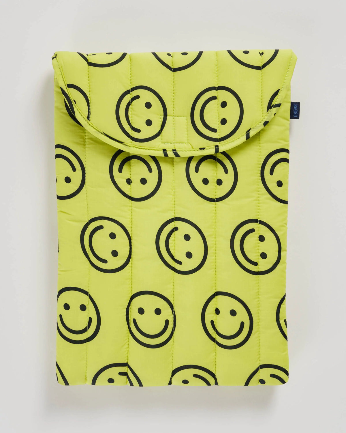 Puffy Laptop Sleeve 16" - Yellow Happy