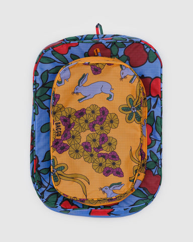 Packing Cube Set - Night Orchard