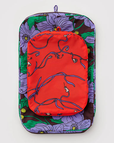 Large Packing Cube Set - Poppy Mix