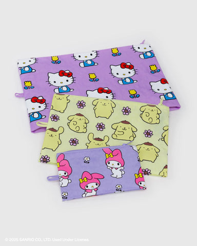 Go Pouch Set - Hello Kitty and Friends Florals