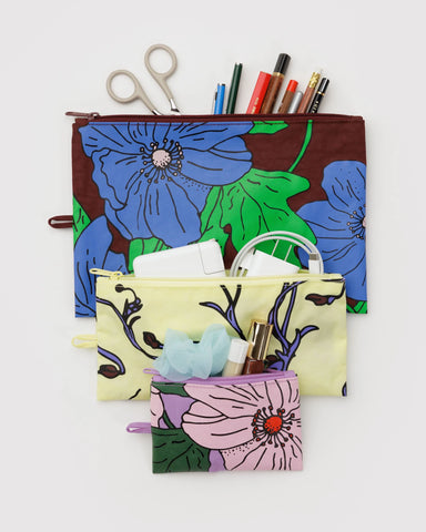 Flat Pouch Set - Poppy Mix