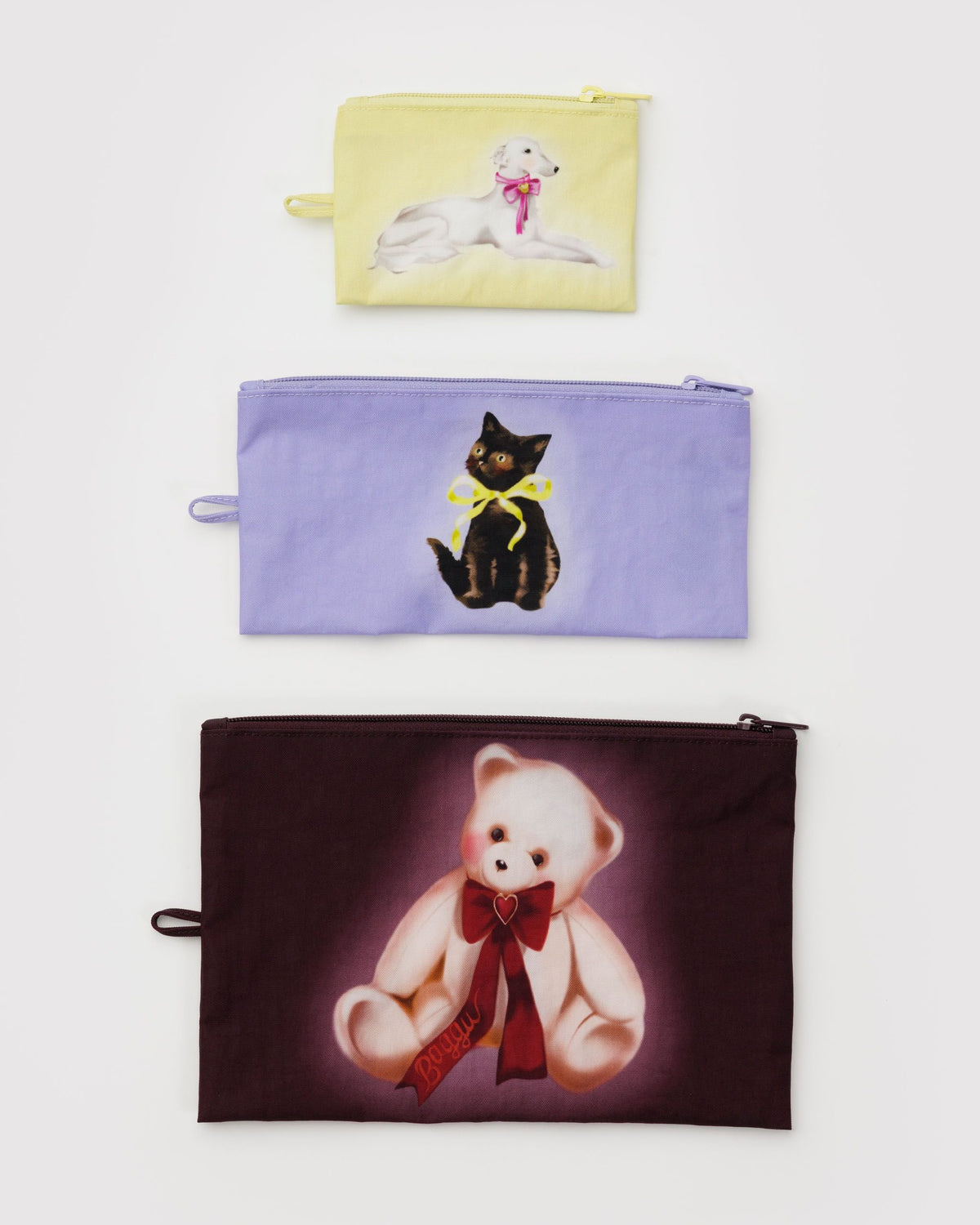 Flat Pouch Set - Fancy Animals