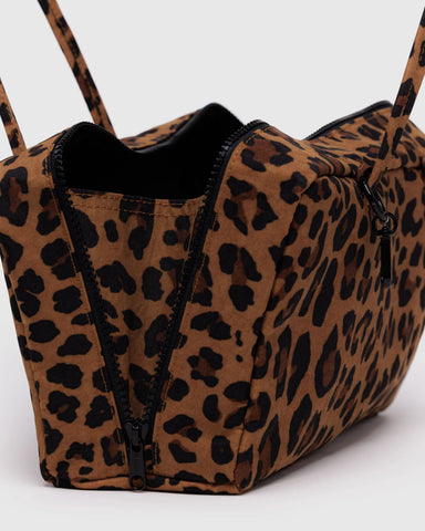 Nylon Bowler Bag - Leopard