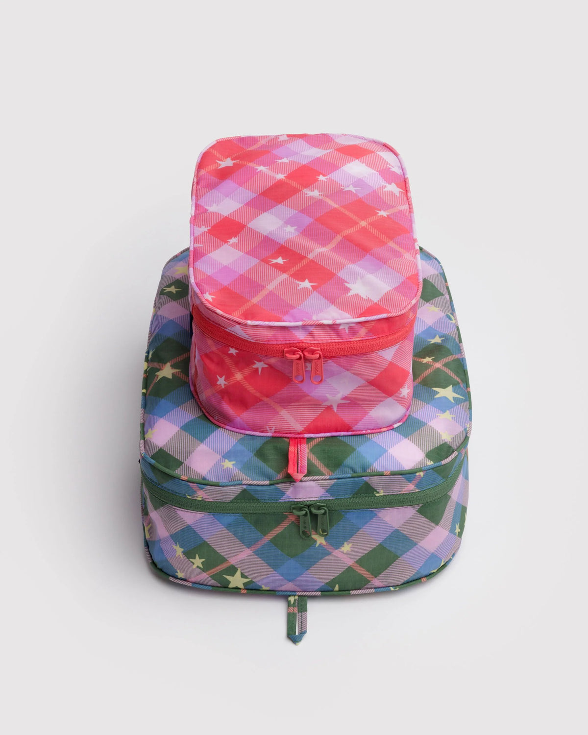 Packing Cube Set - Star Plaid