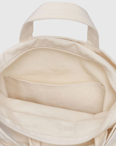 Zip Duck Bag - Natural Canvas