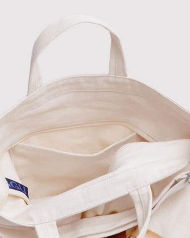 Horizontal Zip Duck Bag - Teddy Bear