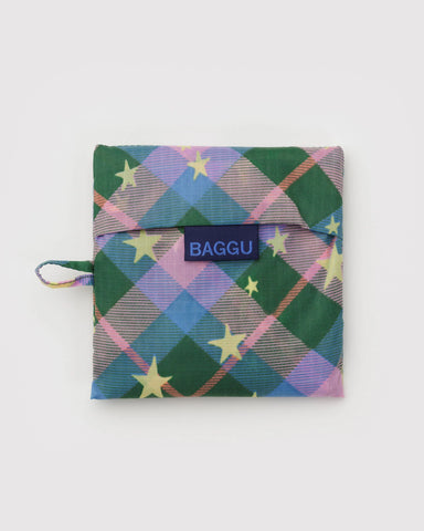 Standard Baggu - Green Star Plaid