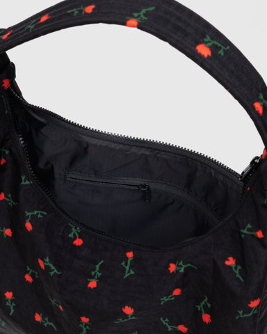 Nylon Shoulder Bag - Painted Wildflower