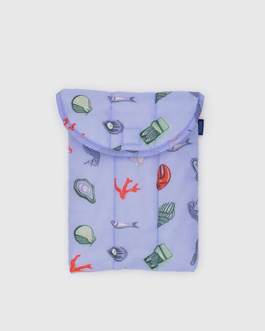 Puffy Tablet Sleeve 8" - Sea Charms