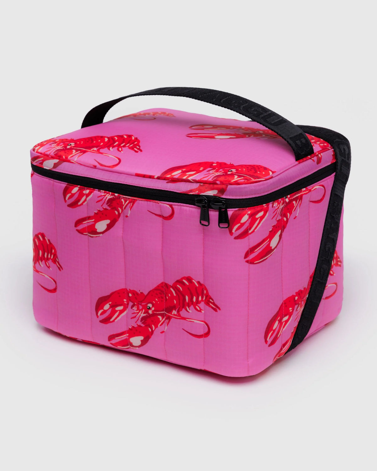 Puffy Cooler Bag - Pink Lobster