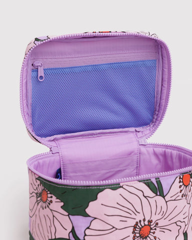 Large Cosmetic Case - Pink Poppy