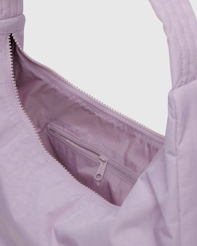 Nylon Shoulder Bag - Dusty Pink