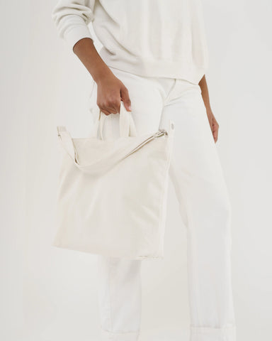 Horizontal Duck Bag - Natural Canvas