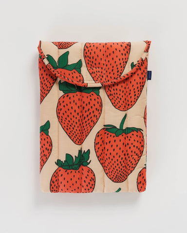 Puffy Laptop Sleeve 13"/14" - Strawberry