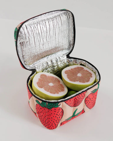 Puffy Lunch Bag - Strawberry