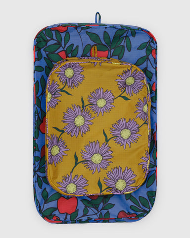 Large Packing Cube Set - Night Orchard