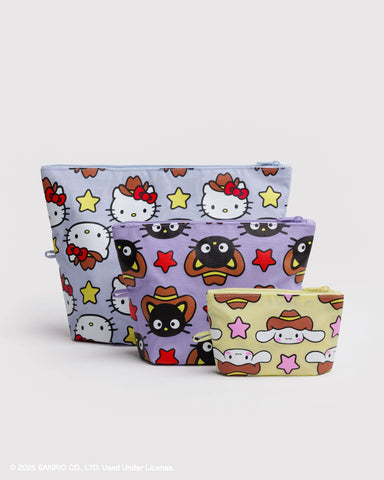 Go Pouch Set - Hello Kitty & Friends Western