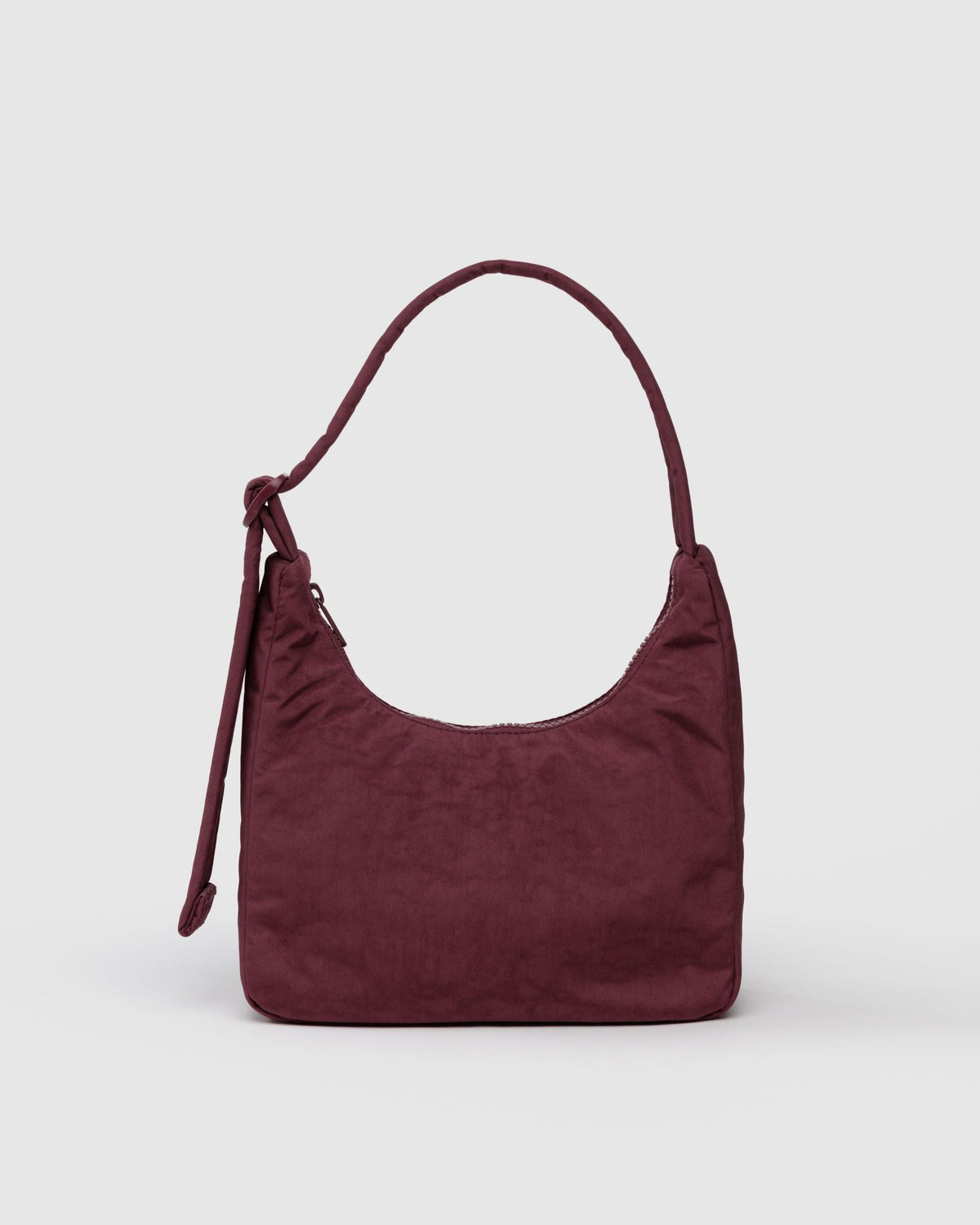 Mini Nylon Shoulder Bag - Mahogany