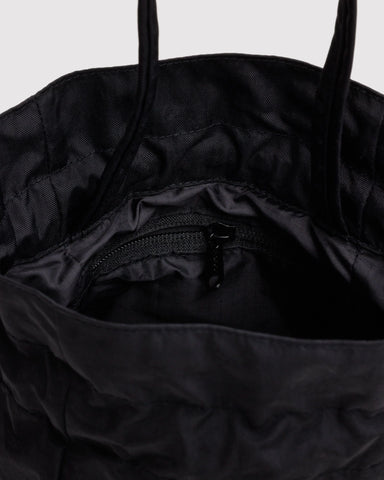 Nylon Drawstring Bag - Black