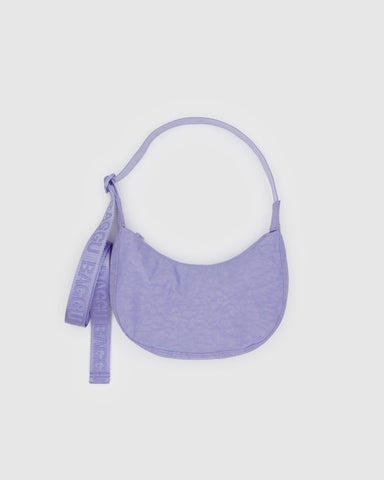 Small Nylon Crescent Bag - Wisteria