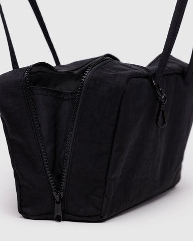 Nylon Bowler Bag - Black