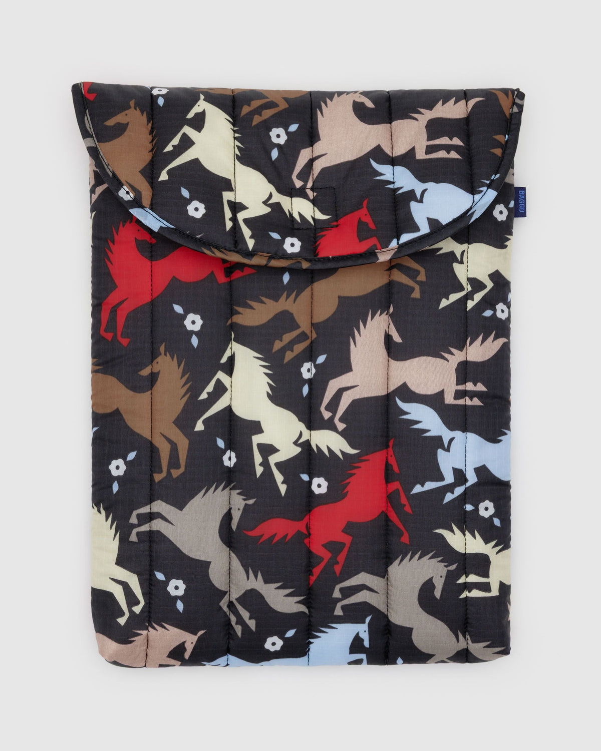 Puffy Laptop Sleeve 16" - Horse Cut Outs