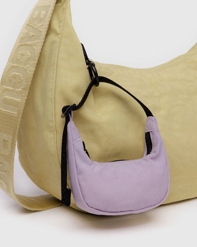 Crescent Bag Charm - Dusty Pink