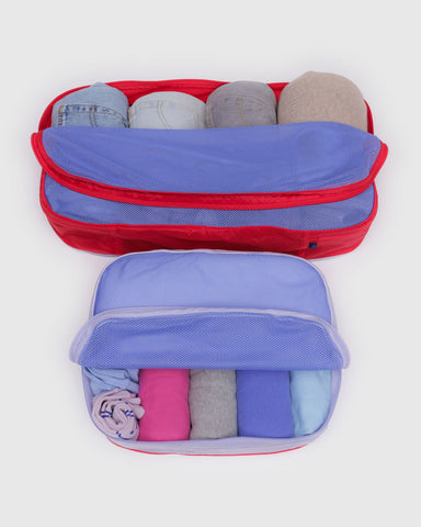 Large Packing Cube Set - Mesh Berry Mix