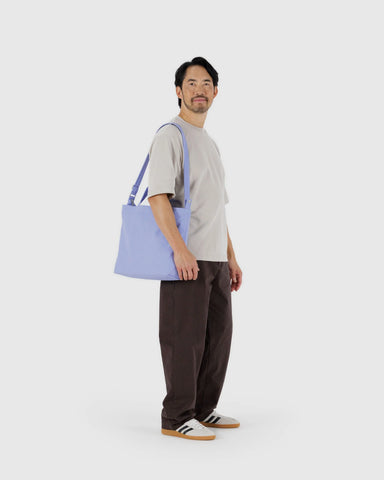 Horizontal Zip Duck Bag - French Blue